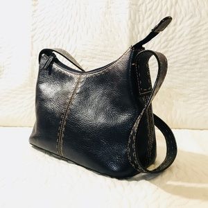 Leather Purse / Blue undertone